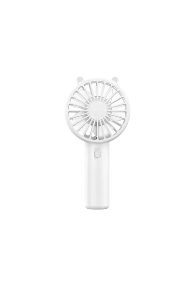 choice2 White Portable Handheld Fan Small Cooling Fan USB Rechargeable Eyelas...