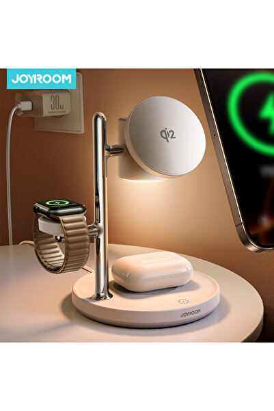 Choice Charger and Cable Joyroom Qi2 Magnetic Charging Station for Fast Wirel...