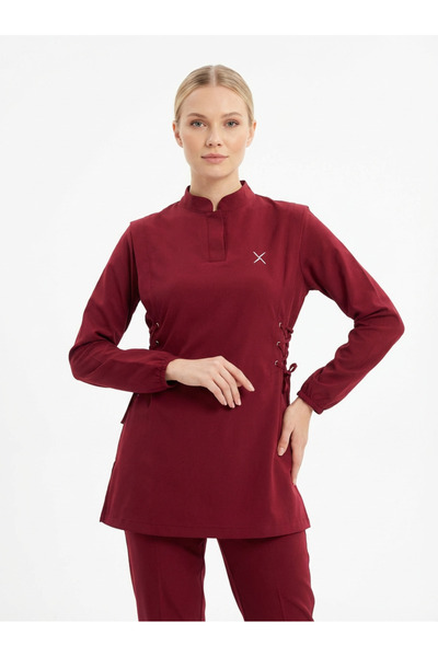 X Medical Wear Hijab Bird's Eye Serisi Takım Scrubs
