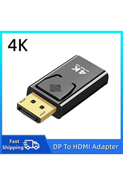 Choice1 محول 4K DP إلى HD 4K/1080P DP من منفذ DisplayPort إلى HDMI متوافق مع ...