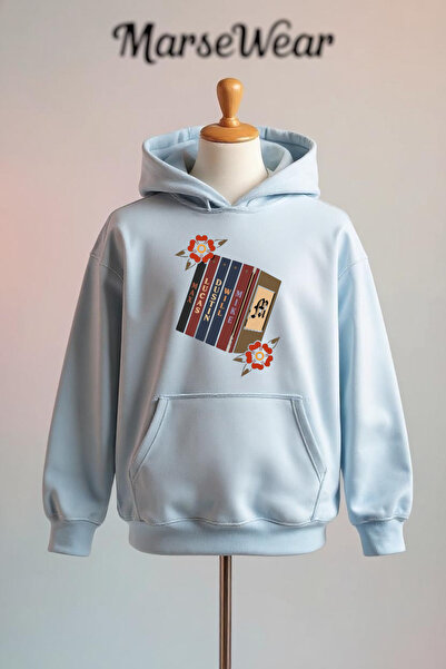 Vordevia Stranger Things Printed Cotton 3 Thread O Oversized K Hooded Sweatshirt