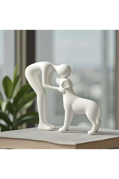 Choice شركة وايت للفنون التجريدية! تماثيل تفاعلية لبشر وحيوانات أليفة لتزيين ...