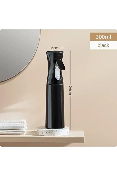 Choice4 زجاجة رذاذ سوداء سعة 300 مل للشعر، زجاجة رذاذ ماء، زجاجة رذاذ مستمر، ...