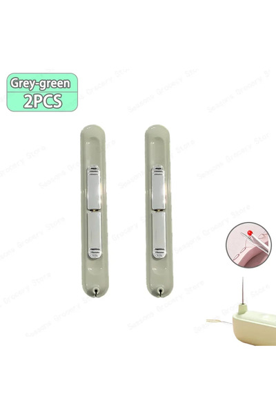 Choice14 رمادي-أخضر-قطعتان، أداة متعددة الوظائف لإزالة خيوط الخياطة، تتضمن أد...