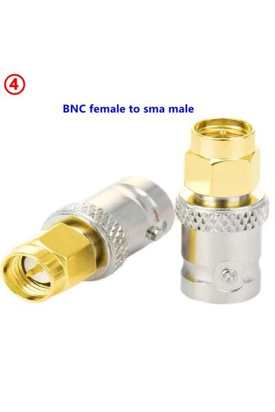 Choice6 قطعتان من النوع 4 - قطعتان من موصل محول الترددات اللاسلكية Q9 BNC إلى...