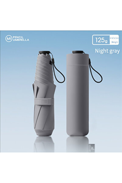 Choice Iron gray 125g Japanese ultra-light portable sun umbrella sun protecti...