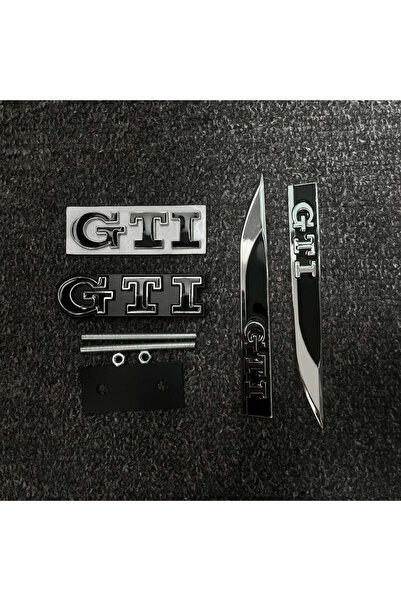 Choice14 3Pcs-Black silver 3Pcs 3D Metal Car Trunk Logo Sticker Grill Emblems...