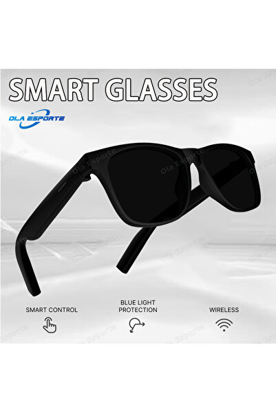 Choice1 نظارات Ola Esporte الذكية الجديدة باللون الأسود، مزودة بتقنية بلوتوث ...