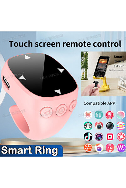 Choice1 5 أجهزة تحكم عن بعد جديدة ذكية تعمل بالخاتم، لاسلكية بتقنية البلوتوث،...