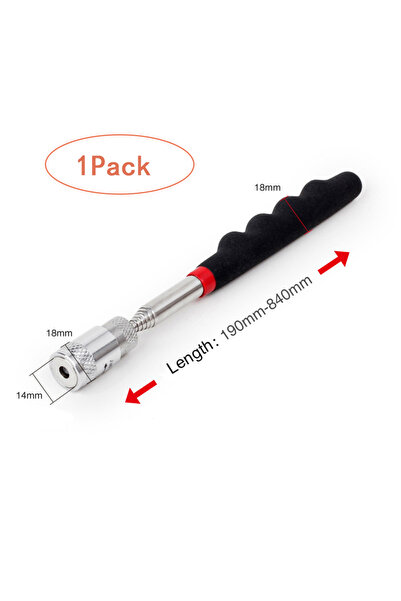Choice4 8LB with lights Extendable Pickup Rod Stick，Magnetic Picker Mini Port...