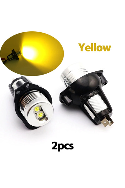 Choice3 مصابيح LED صفراء لسيارات BMW E90 و E91 موديلات 2005-2008، بقوة 20 واط...