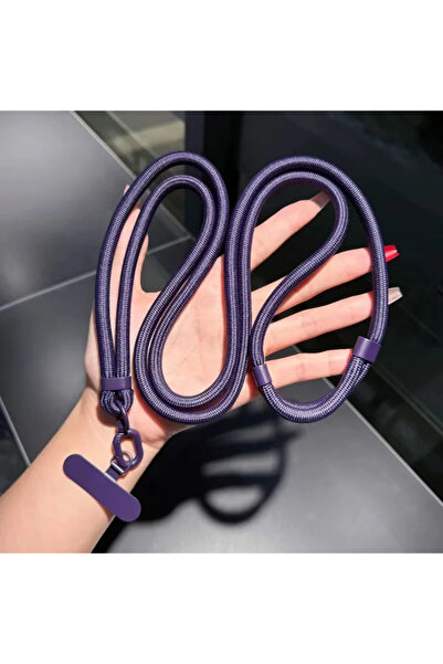 Choice4 Purple Universal Adjustable Phone Lanyard Crossbody Necklace Strap Ph...