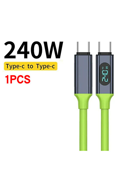 Choice كابل USB-C مزدوج من النوع C إلى النوع C بطول 1.5 متر، قطعة واحدة، جديد...