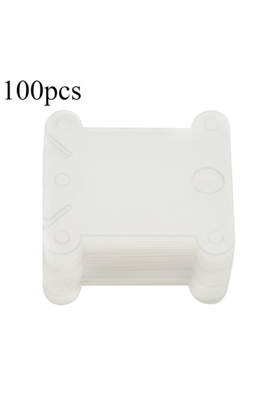 choice2 100pcs-transparent Thread Organizer Embroidery Thread Holder Floss Cr...
