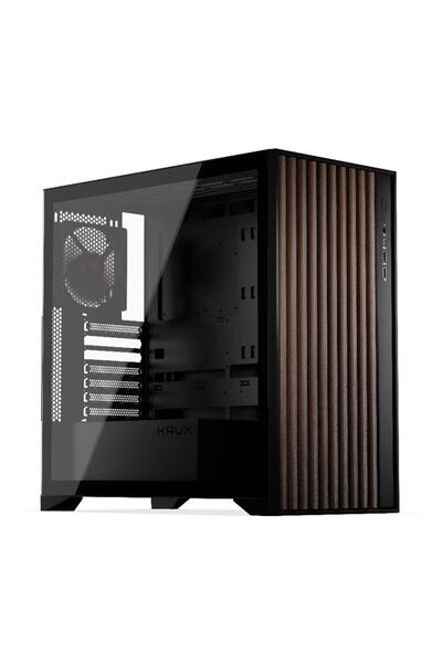 Krux Palum Case, Middle Tower, Without Power Supply (Black)