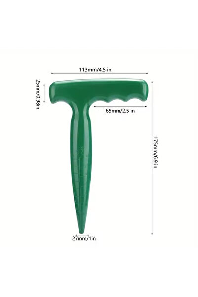 Choice1 أداة حفر يدوية للحدائق، قطعة واحدة، مزودة بمقياس شفاف، أدوات زراعة ، ...