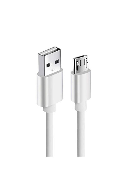 Choice كابل مايكرو يو إس بي أبيض بطول 2 متر وقوة 5 أمبير، سلك شحن سريع 5 أمبي...