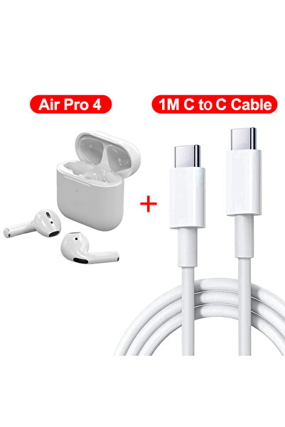 Choice4 سماعات أذن لاسلكية بلوتوث Pro4 من نوع C إلى C لأجهزة iPad Air و iPhon...