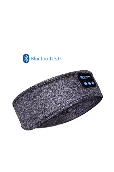 choice2 Grey HUAWEISHI Bluetooth 5.0 Earphones Sports Sleeping Headband Elast...