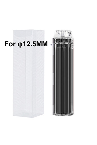 Choice3 آلة لف سجائر سيجار يدوية بلاستيكية سوداء مقاس 12.5 مم، مقاس 8/12.5 مم...