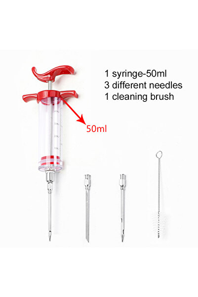 Choice7 ٥٠ مل HJZ 3BTZT1MS ٣٠/٥٠ مل حقنة تتبيل مع إبرة بلاستيكية شراب توابل و...