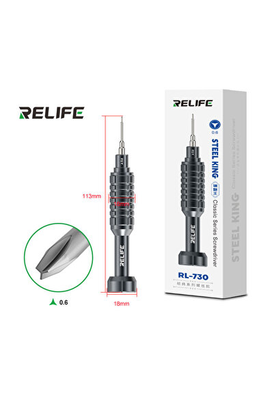 Choice1 0.6 RELIFE RL-730 Steel Cannon King Classic Screwdriver Y0.6/0.8/+1.5...