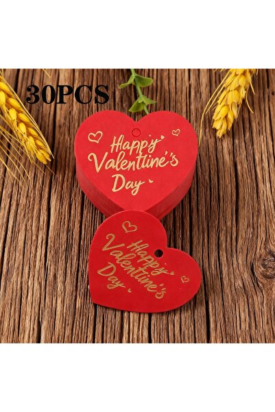 Choice1 As shown in the figu red-30pcs 30pcs Valentine's Day Hang Tags with H...