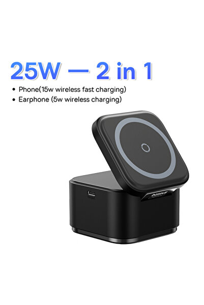 Choice BASEUS 2 in 1 Black Baseus 3 in 1 Magnetic Wireless Charger Stand 15W ...
