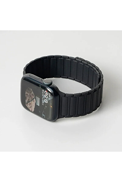 Choice1 سوار ساعة من السيليكون الأسود، متوفر بأحجام 42، 44، 45، 46، و49 مم، ب...