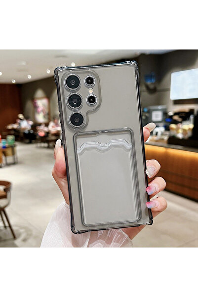 Choice3 Galaxy S22 Ultra 5G black Luxury Card Pocket Silicone Soft Case For S...