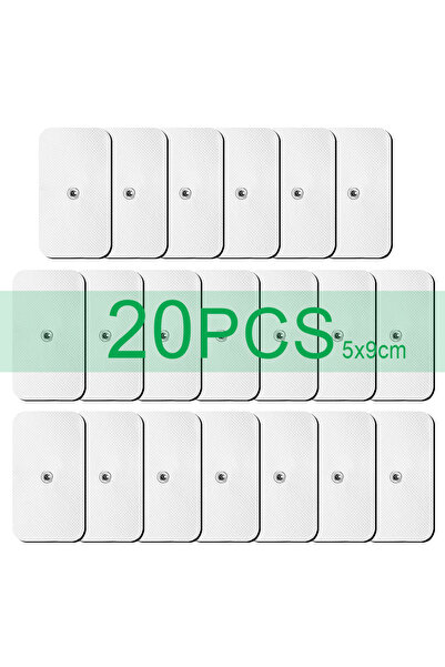 Choice 20 قطعة 5x9 سم 10/20 قطعة لاصقات أقطاب كهربائية ذاتية اللصق لجهاز تحفي...