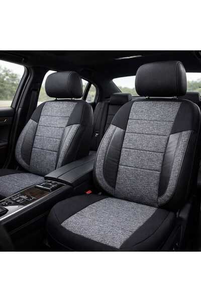 CARFELT Dacia Duster Araçlara Uyumlu Keten Seri Özel Tasarım Oto Koltuk Kılıf...