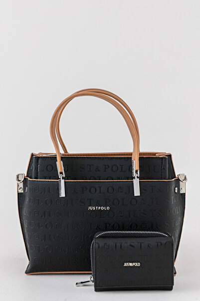Just Polo Pera Large Volume Women's Shoulder Bag and Wallet Combination with ...