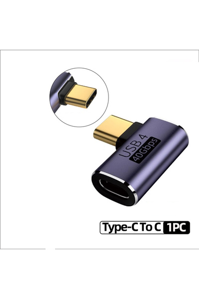 Choice1 Side Bending 1PC USB 4.0PD 240W8K60Hz Charger Connector For Macbook 4...