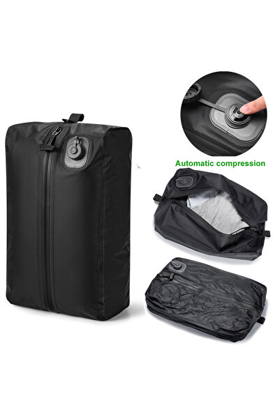 Choice1 حقيبة تخزين قابلة لإعادة الاستخدام قابلة للطي للسفر والتخييم، سوداء ا...