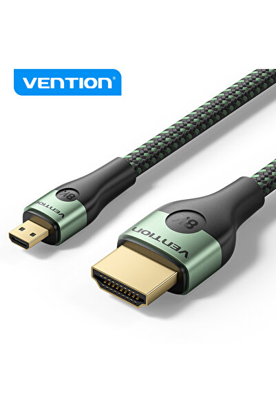 Choice كابل Micro HDMI بطول 1 متر يدعم دقة 8K بمعدل 60 هرتز من Vention - متوا...