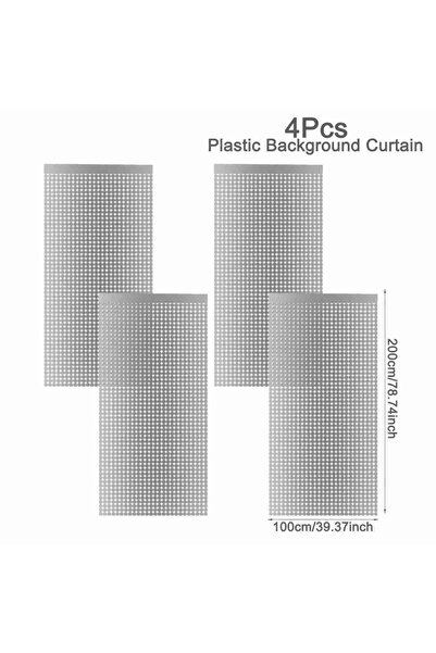Choice3 4 قطع فضية وذهبية، ستارة خلفية لحفلات أعياد الميلاد، ستارة مزينة بالت...