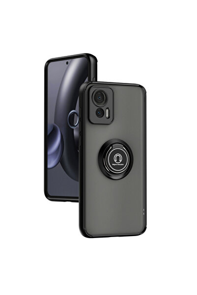 Choice47 غطاء حماية أسود لهاتف موتو إيدج 50 فيوجن، متوافق مع هواتف موتو إيدج ...