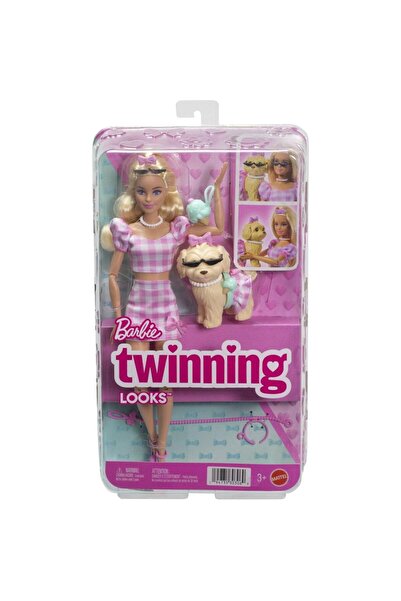 Barbie Doll - Twinning Looks, blonde and puppy with accessories