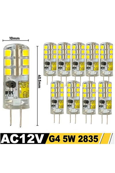 Choice19 Warm White AC12V 5W 10Pcs G4 LED Bulb 12W 9W 5W 3W 2W AC DC12V SMD 2...