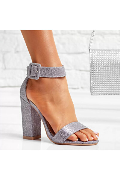 Zaira Sandale Dama cu Toc Alara Mov #14183 - 39