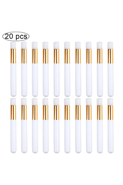 Choice7 C523-white 20pcs 5/10/20Pcs Eyelash Cleaning Eyebrow Brush Nose Pore ...