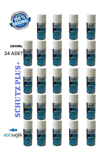 SCHUTZ PLUS Anestezik Ve Lazer Epilasyon Için Soğutucu Sprey 150 Ml - 24 Adet...