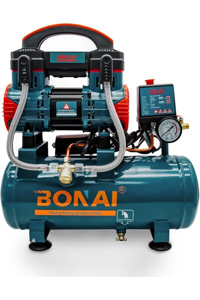 Bonai ضاغط هواء BN-HK116، خزان سعة 10 لترات، محرك عالي الكفاءة بقدرة 1380 واط