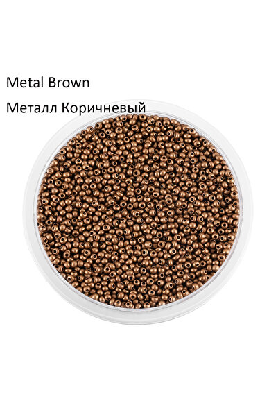 Choice37 2mmx1800pcs Metal Brown 2mm Charm Glass beads Czech Glass Seed Beads...