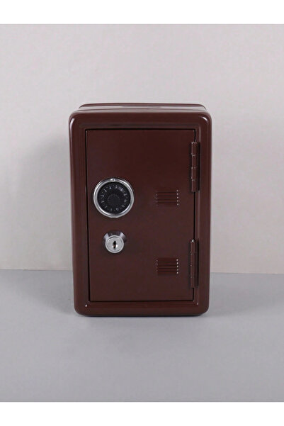 choice2 حصالة نقود سوداء من Lking - خزنة صغيرة مزدوجة مع مفتاح، صندوق تخزين ش...