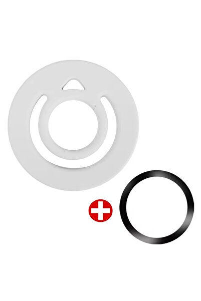 Choice1 White Universal Magnetic Silicone Finger Ring Grip Double-Side Strong...
