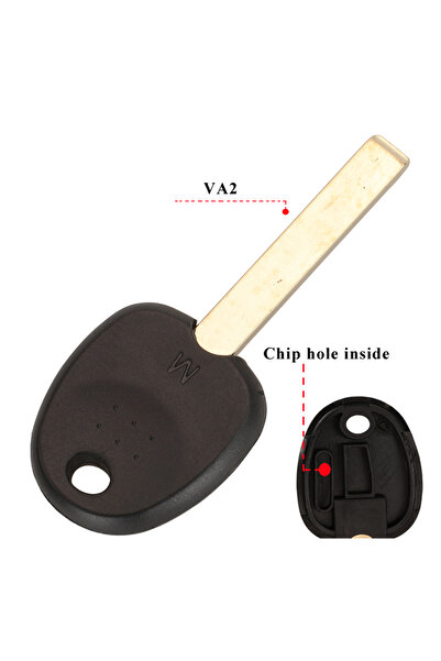 Choice4 B Type jingyuqin 10pcs Replacement Transponder Chip Key Shell For Hyu...