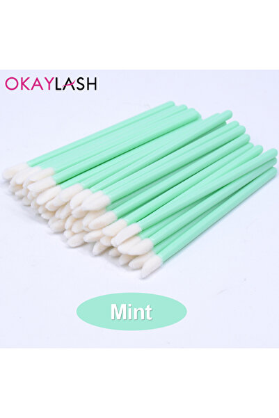 Choice17 green Okaylash Disposable Glitter Lip Gloss Brush Eyelash Extension ...