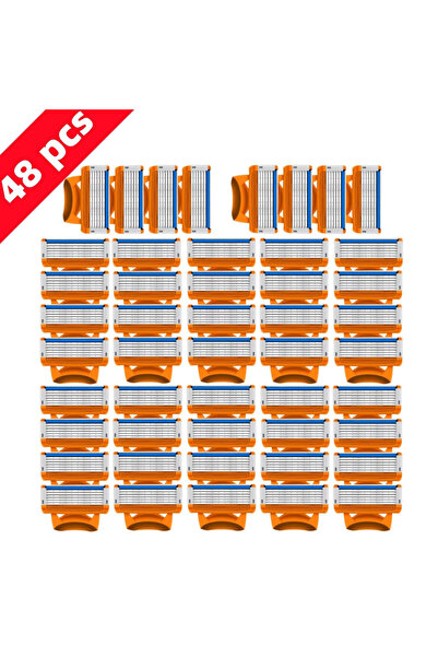 Choice5 ٤٨ قطعة من شفرات الحلاقة الأصلية للرجال، لحلاقة شعر الوجه واللحية، ما...